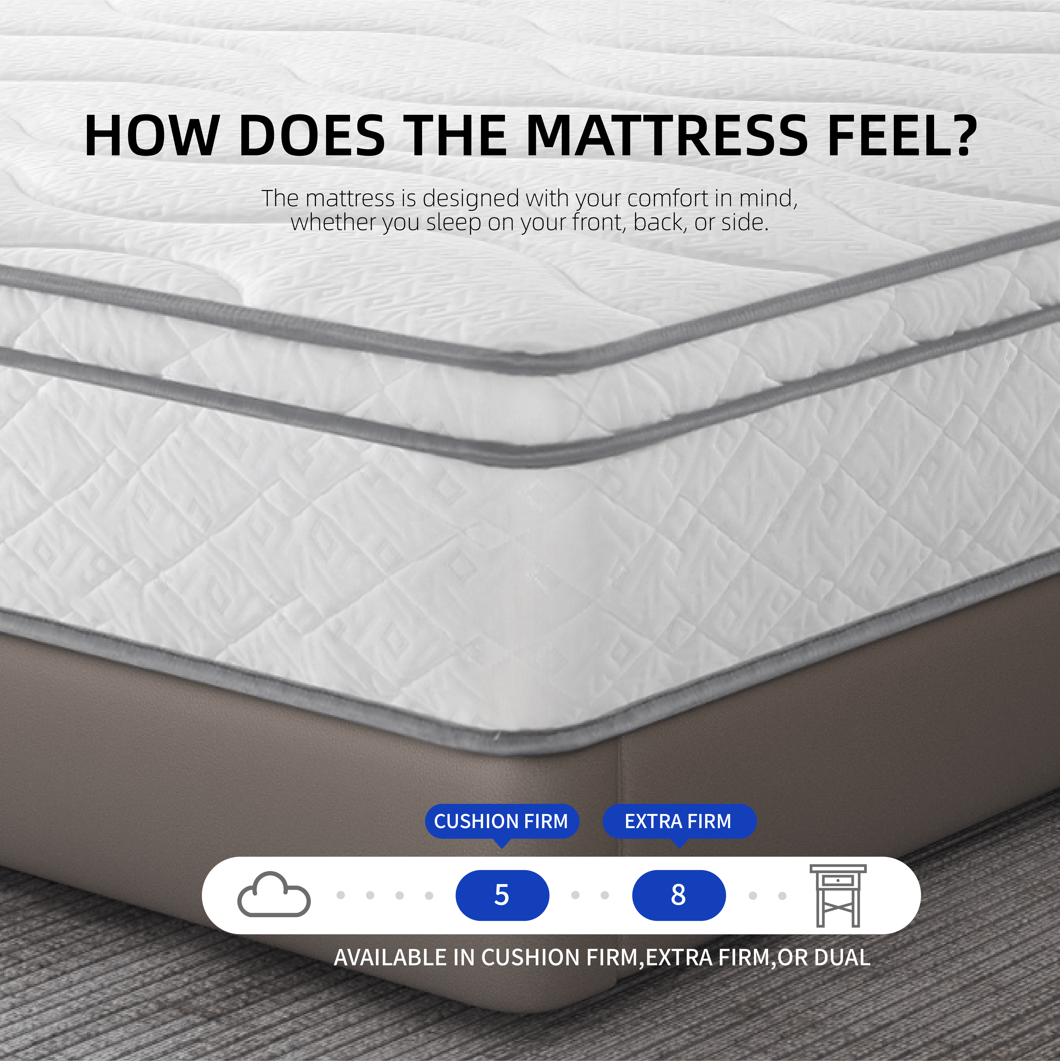 Full Size Mattress,10 Inch Hybrid Mattress In A Box With Gel Memory Foam, Individually Wrapped Pocket Coils Innerspring, CertiPUR-US Certified_voghion.com